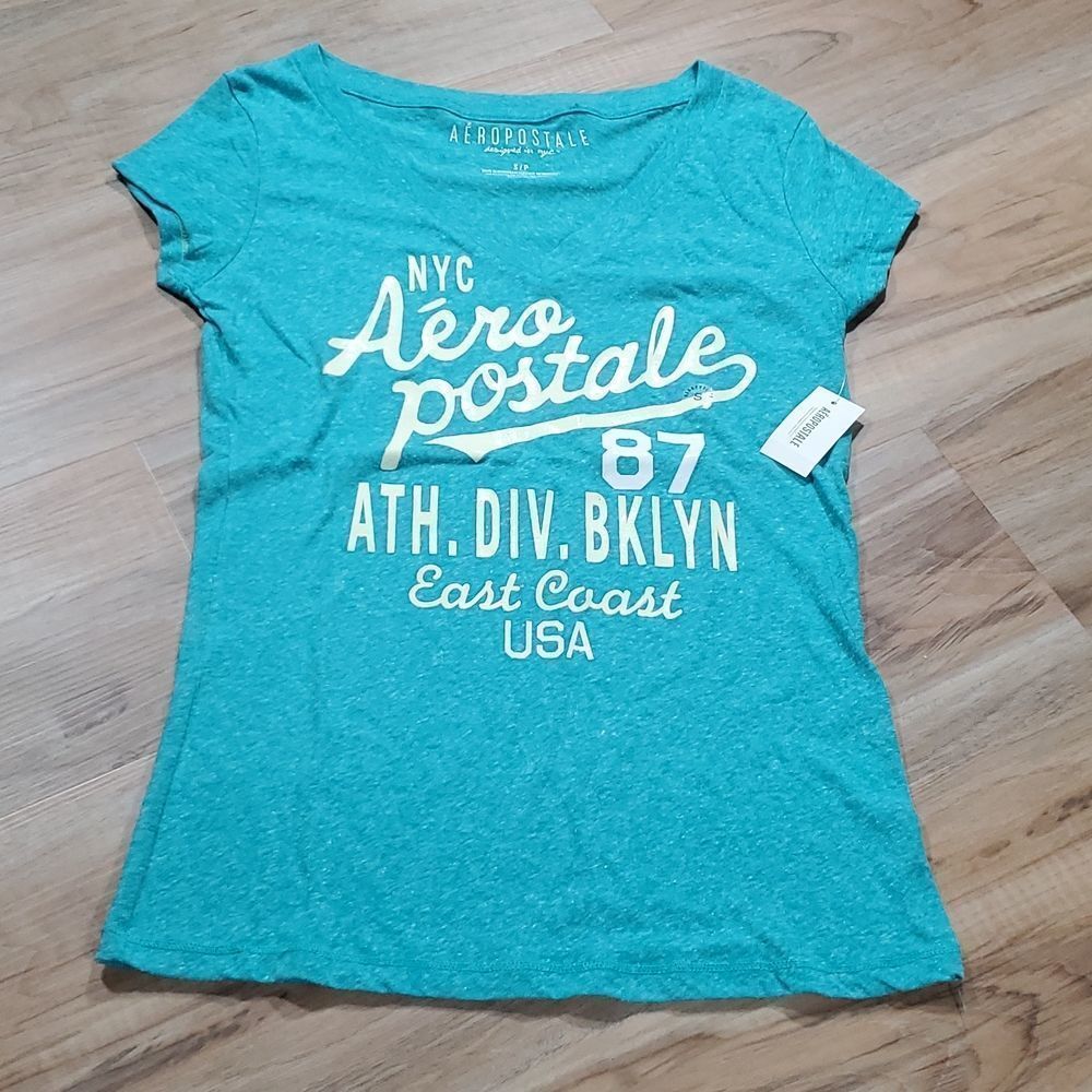 🔹️NWT Aeropostale Teal Cap Sleeve Top Small